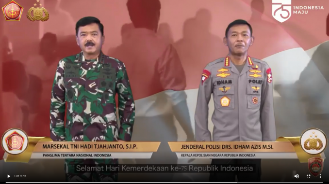 kapolri panglim ahut ri 75